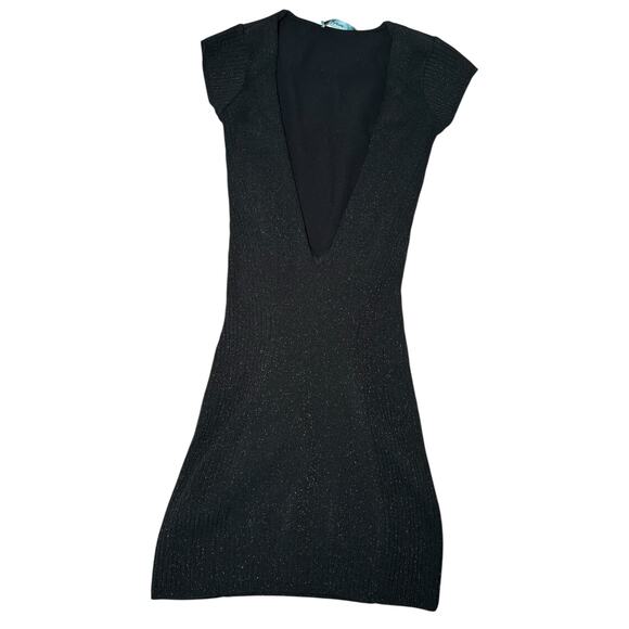 NWT Marciano Knit Deep V-Neck Dress - Picture 1 of 5